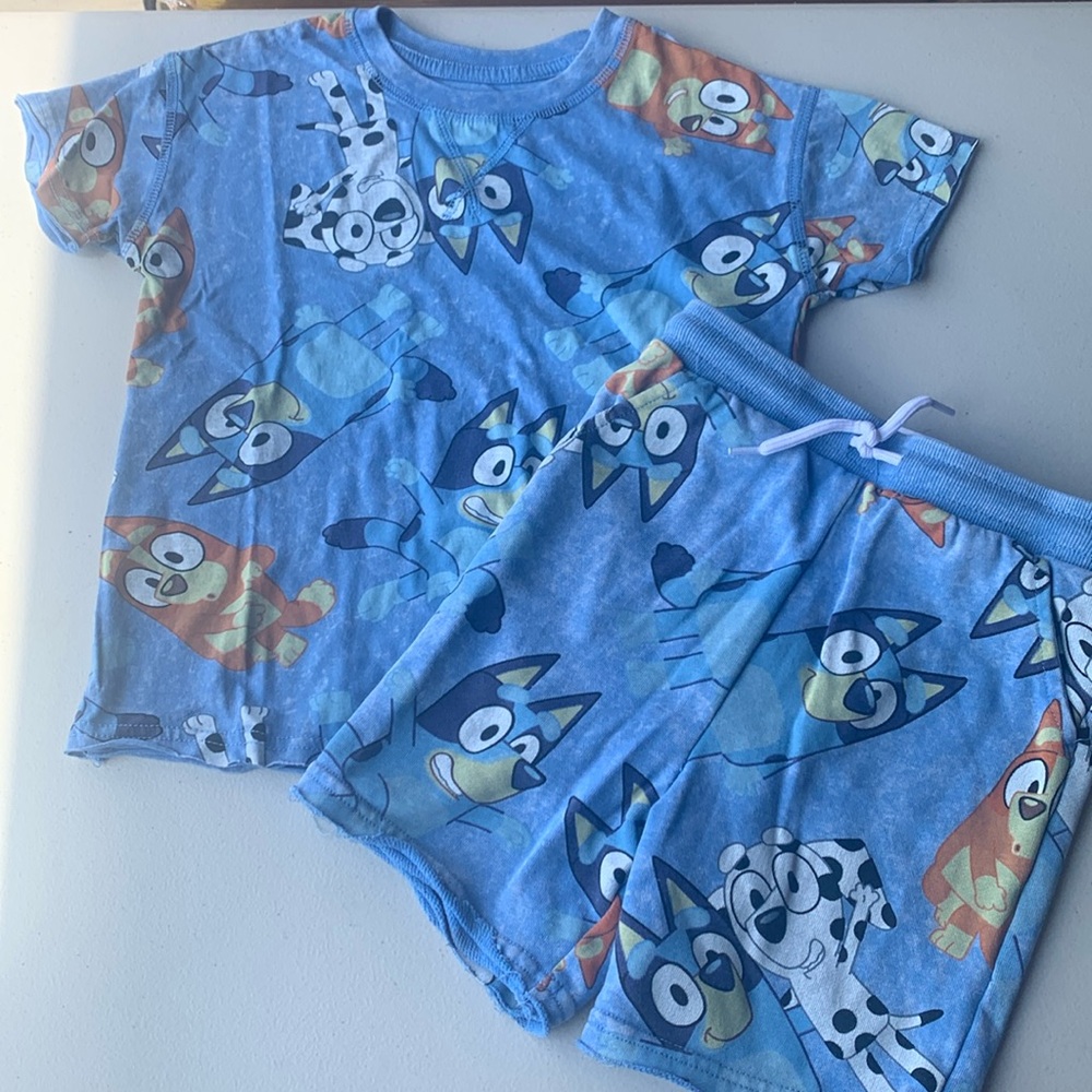 Bluey Tshirt Set